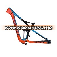 new design 29er full suspension carbon frame  Carbon MTB Bike Frame Custom  Suspension Bicycle Carbon Geometry